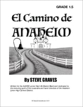 El Camino de Anaheim Concert Band sheet music cover